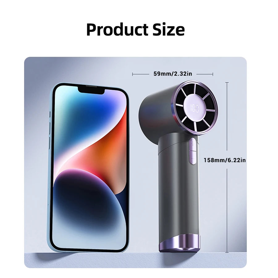 Mini ventilateur turbo de poche