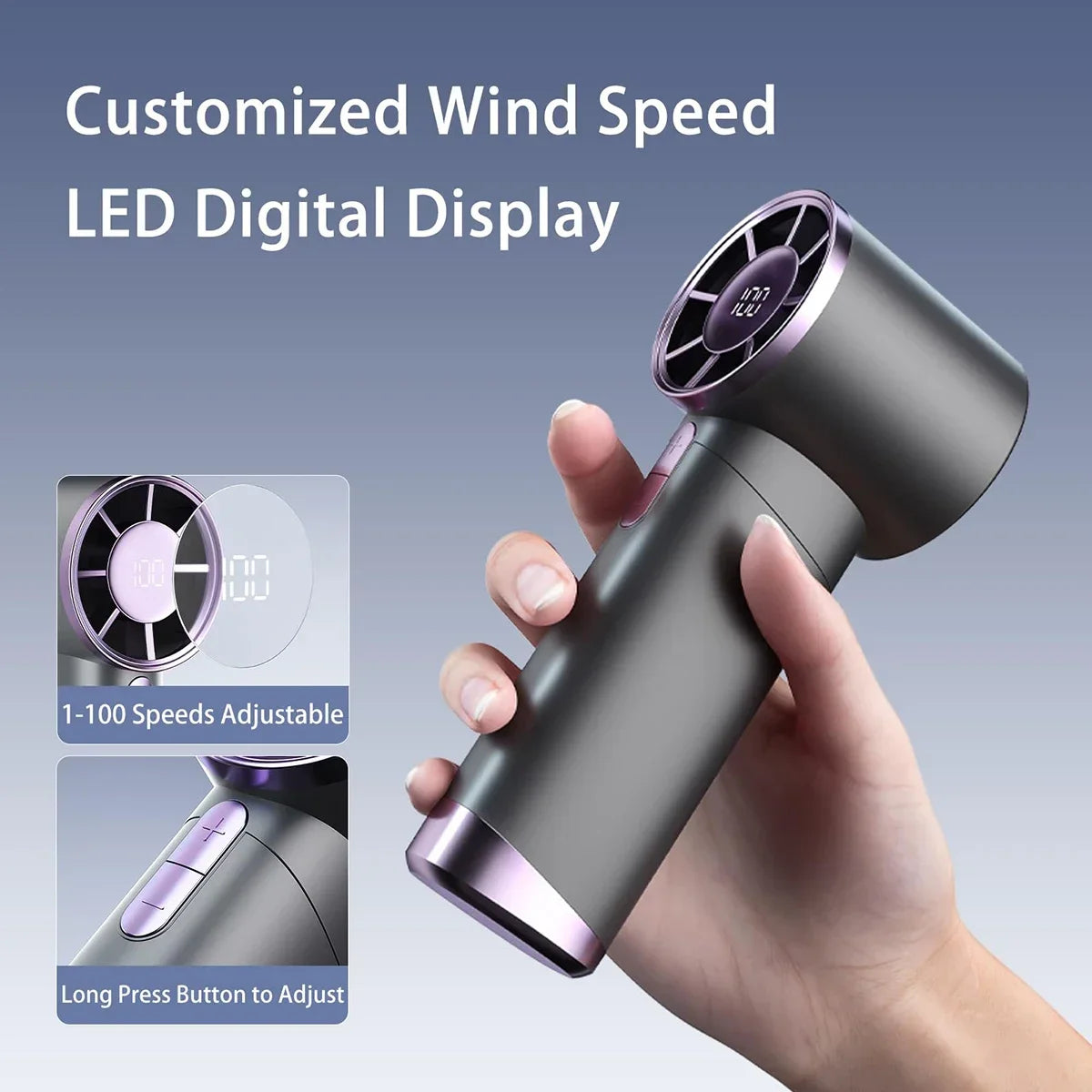 Mini ventilateur turbo de poche