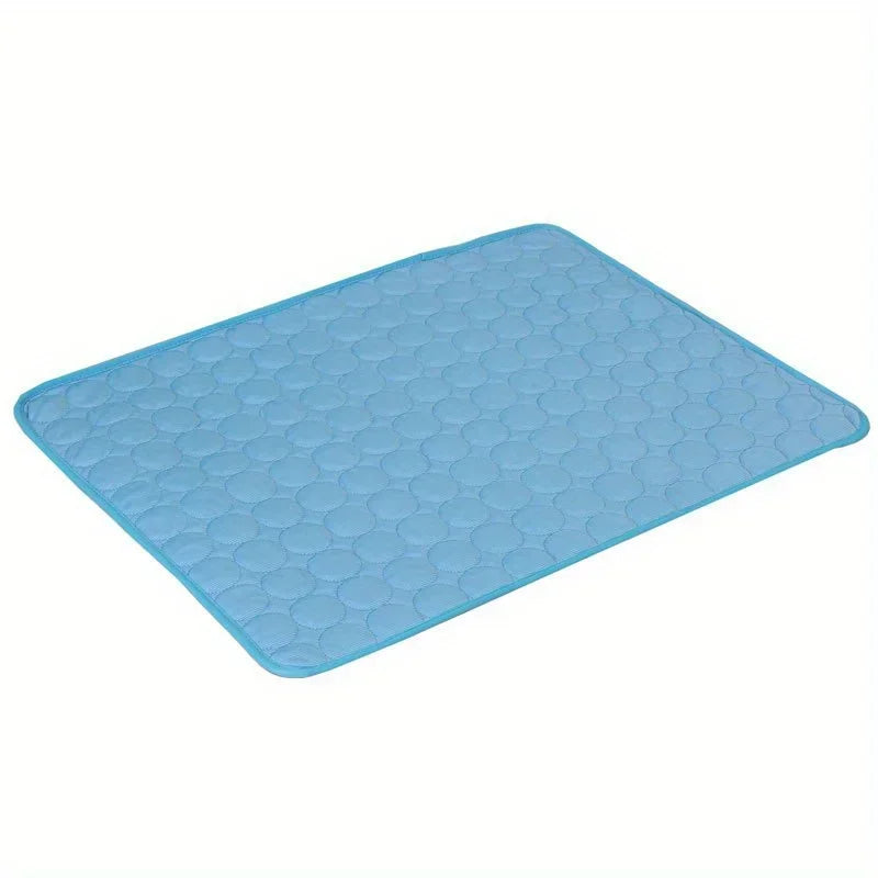 Tapis rafraîchissant pour chien & chat – Soie glacée respirante, lavable, spécial été